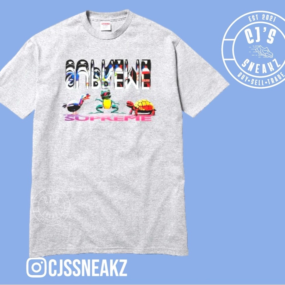 Men’s Supreme Friends Tee Heather Grey - Brand New X-Large